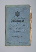 Landsturm Militärpaß des 