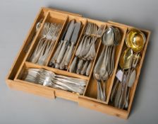 204-teiliges Besteckset (WMF, wohl 1920/30er Jahre)