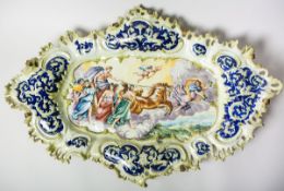 Große Majolika-Platte (wohl 16./17. Jh.)