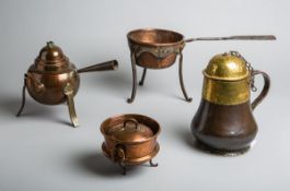4-teiliges Konvolut von Küchengefäßen (wohl 16./18. Jh.)