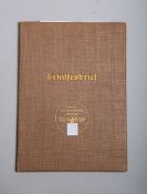 Gehilfenbrief der Industie- u. Handelskammer Darmstadt des 