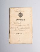 Landsturm Militärpaß des Gefreiten 