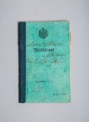 Landsturm Militärpaß des Jägers 