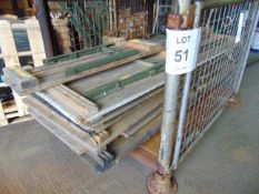 7 x 6ft folding leg tables and bench seat