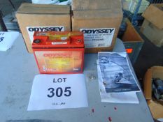 2 x ODYSSEY Extreme Pc680 MJ non spillable 12 Volt Batteries Unissued