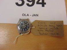 CWC W10 British army service watch Nato marked Dated 1997