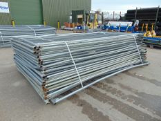 30 x Heras Style Galvanised Fencing Panels 3.5m x 2m