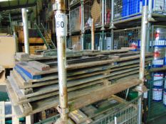 6 x 6ft folding leg tables and bench seat