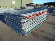32 x Heras Style Galvanised Fencing Panels 3.5m x 2m