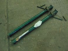 2 x Heavy Duty Trench Struts Unissued as shown