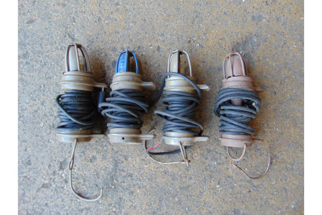 4 x Land Rover Lucas Inspection Lamp Light Series Defender Wolf Military Lightweight etc - Image 1 of 2