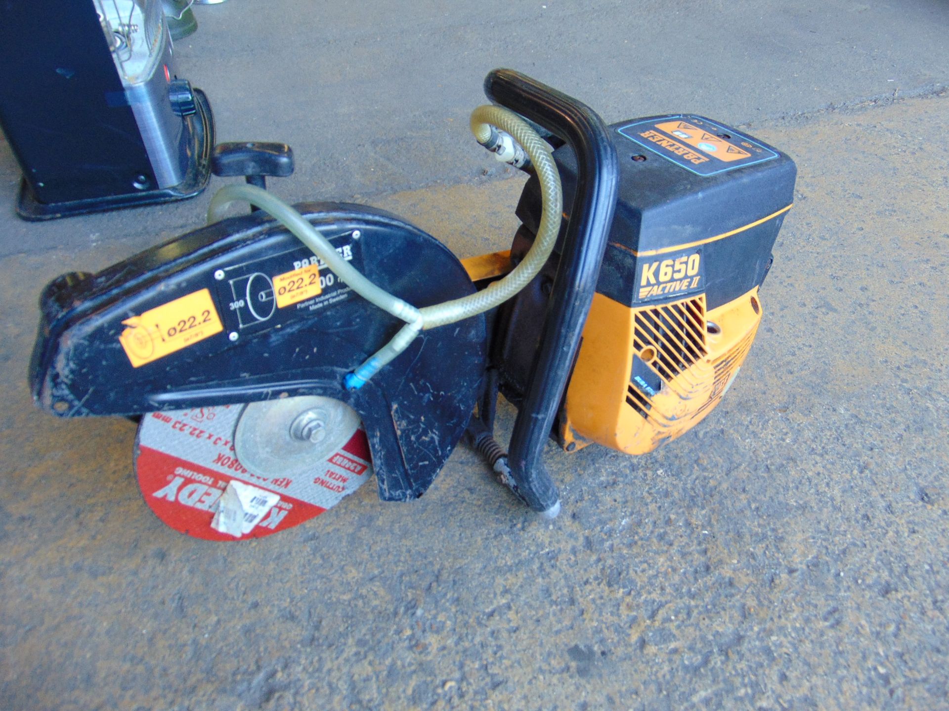 Partner K650 Active 2 Petrol Concrete Disc Cutter - Heavy Duty Disc Cutter