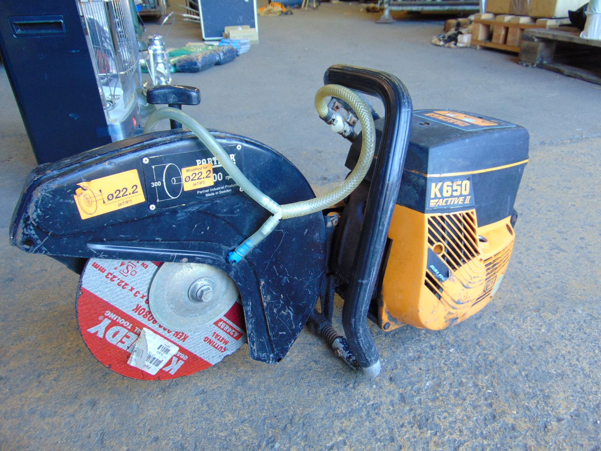 Partner K650 Active 2 Petrol Concrete Disc Cutter - Heavy Duty Disc Cutter - Image 2 of 6