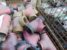 1 x Stillage of Unissued Victaulic 28-40-39 T Couplings as shown Aluminium Cast Approx 75