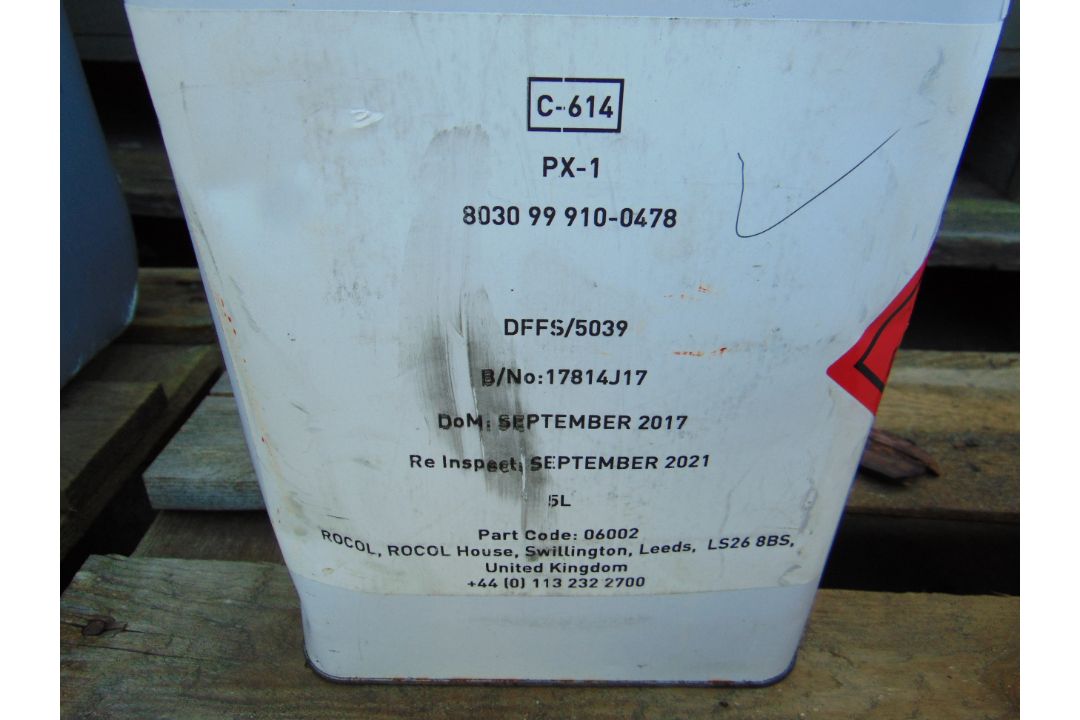 1x 5 litre Drum of PX-1 Preservatives, Corrosion Preventitive - Image 2 of 2