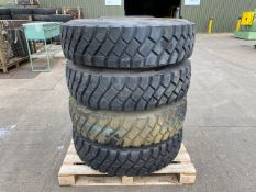 Qty 4 x Goodyear 12.00R20 G388 Unisteel tyres, unused still with bobbles