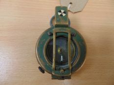STANLEY LONDON BRITISH ARMY ISSUE BRASS COMPASS IN MILS NATO MARKS