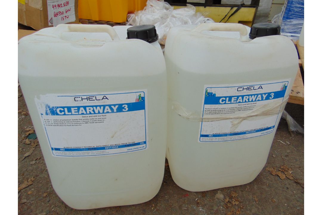 2x Unissued 25L Drums of Chela Clearway 3 De-icer - Image 1 of 2