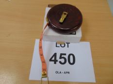 ROYAL DOCK YARD 60FT TAPE MEASURE IN BAKALITE CASE