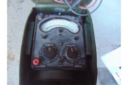 Universal AVO meter test set c/w leads from UK MOD as shown