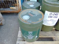 2x 20 litre Drums of OX-19 Hydraunycoil Synthetic Hydraulic Fluid Large Fire Resistant Temp Range