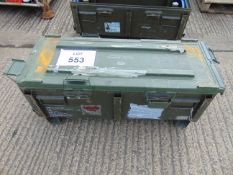 Mauser HD Steel Gun Barrel Transit Case With Accessories as shown 108cms x 41cms x 47cms