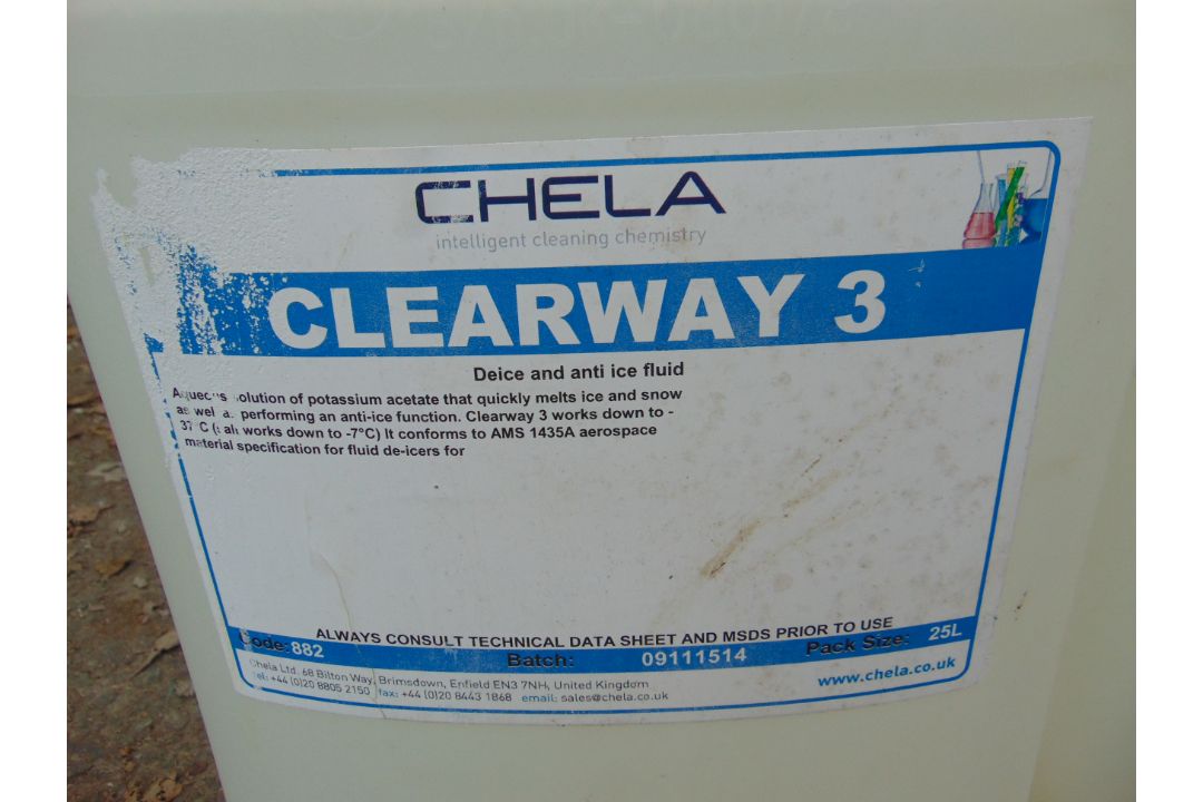 2x Unissued 25L Drums of Chela Clearway 3 De-icer - Image 2 of 2