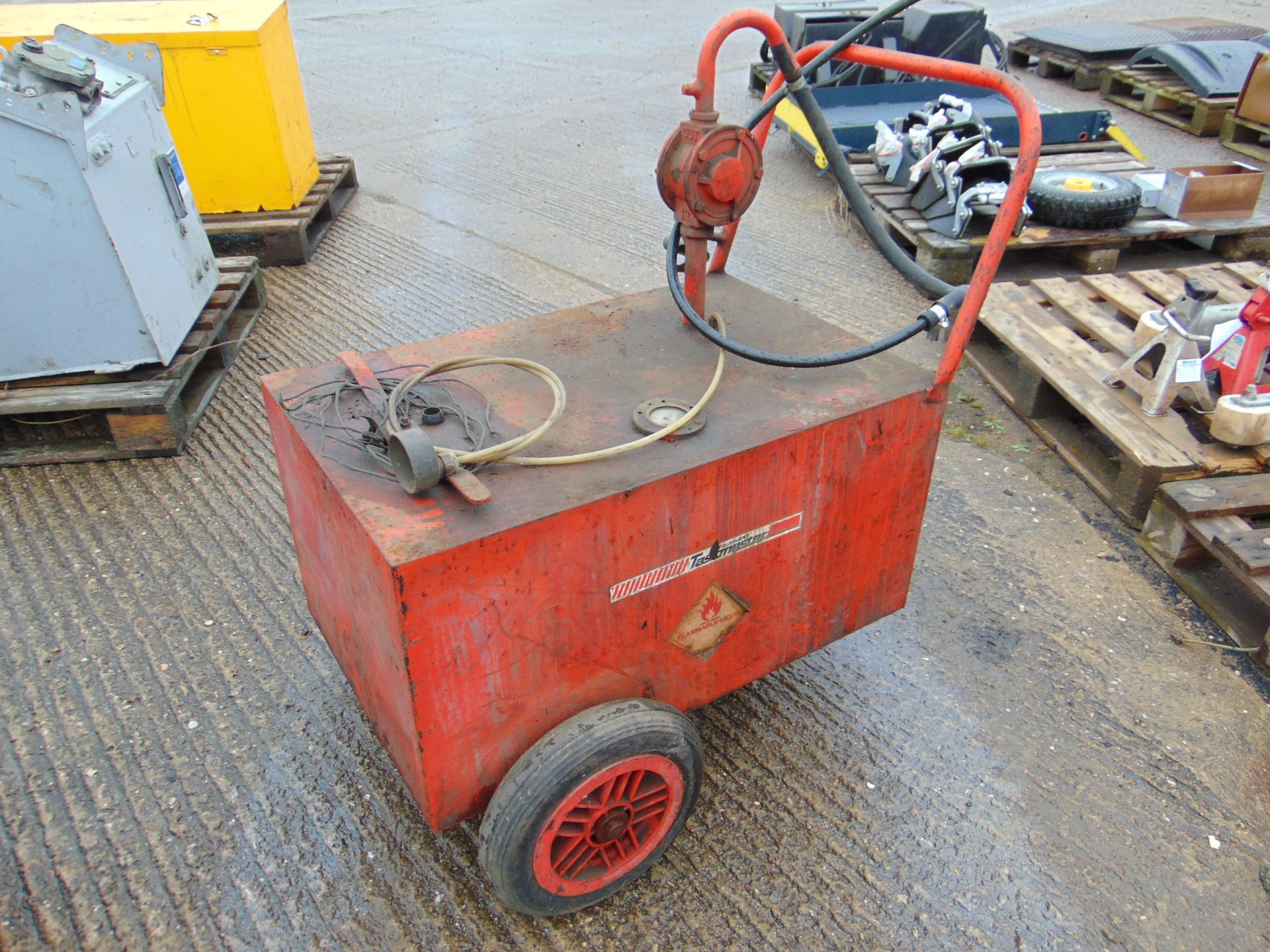 Task Master Mobile Fuel Retriever Trolley C/W Reversible Rotary Pump - Image 3 of 4