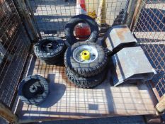 Mixed Wheels, Tyres & Chocks