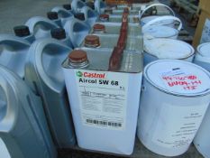 6x 5 Litre Drums of Castrol Aircol SW-68 Synthetic Refrigeration Compressor Lubricant
