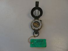 STANLEY LONDON BRITISH ARMY ISSUE BRASS COMPASS IN MILS NATO MARKS