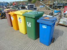5x Wheelie Bins