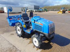 ISEKI SIAL 5 4x4 Diesel Compact Tractor c/w Iseki AR 12 B Rotavator 705 Hours