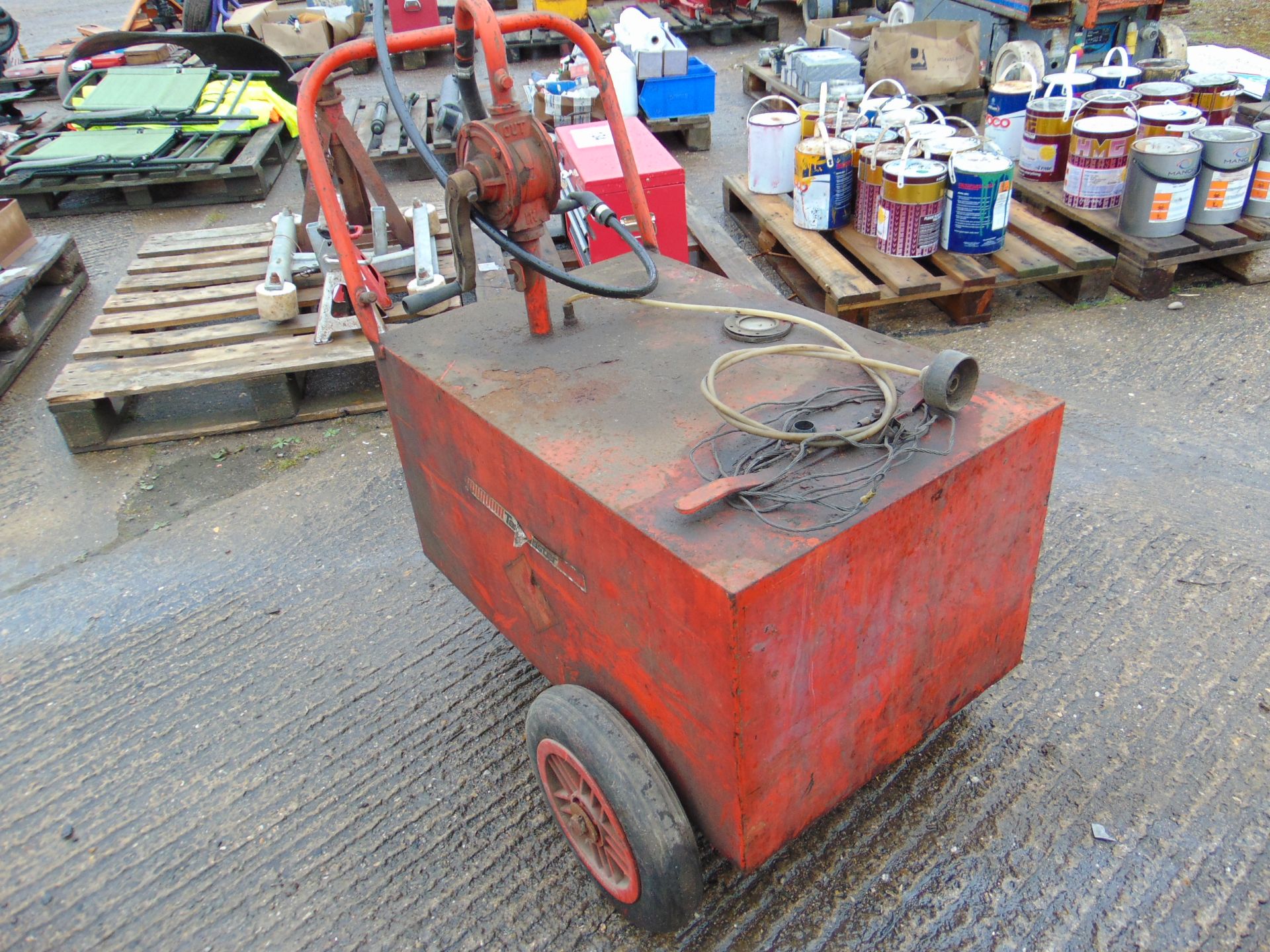 Task Master Mobile Fuel Retriever Trolley C/W Reversible Rotary Pump - Image 2 of 4