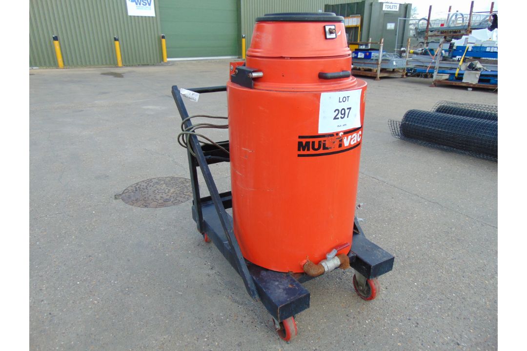 Multivac 2200 watt Industrial Wet Vacuum From MoD - Image 1 of 5