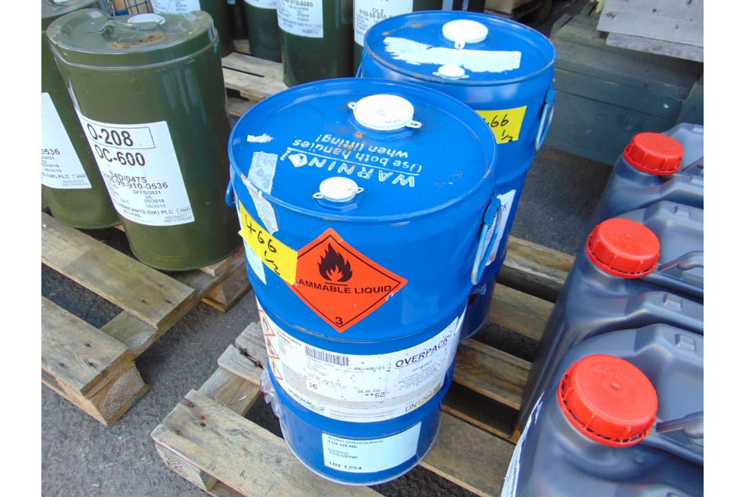 2x 25 litre Drums of Toluene - Image 1 of 2