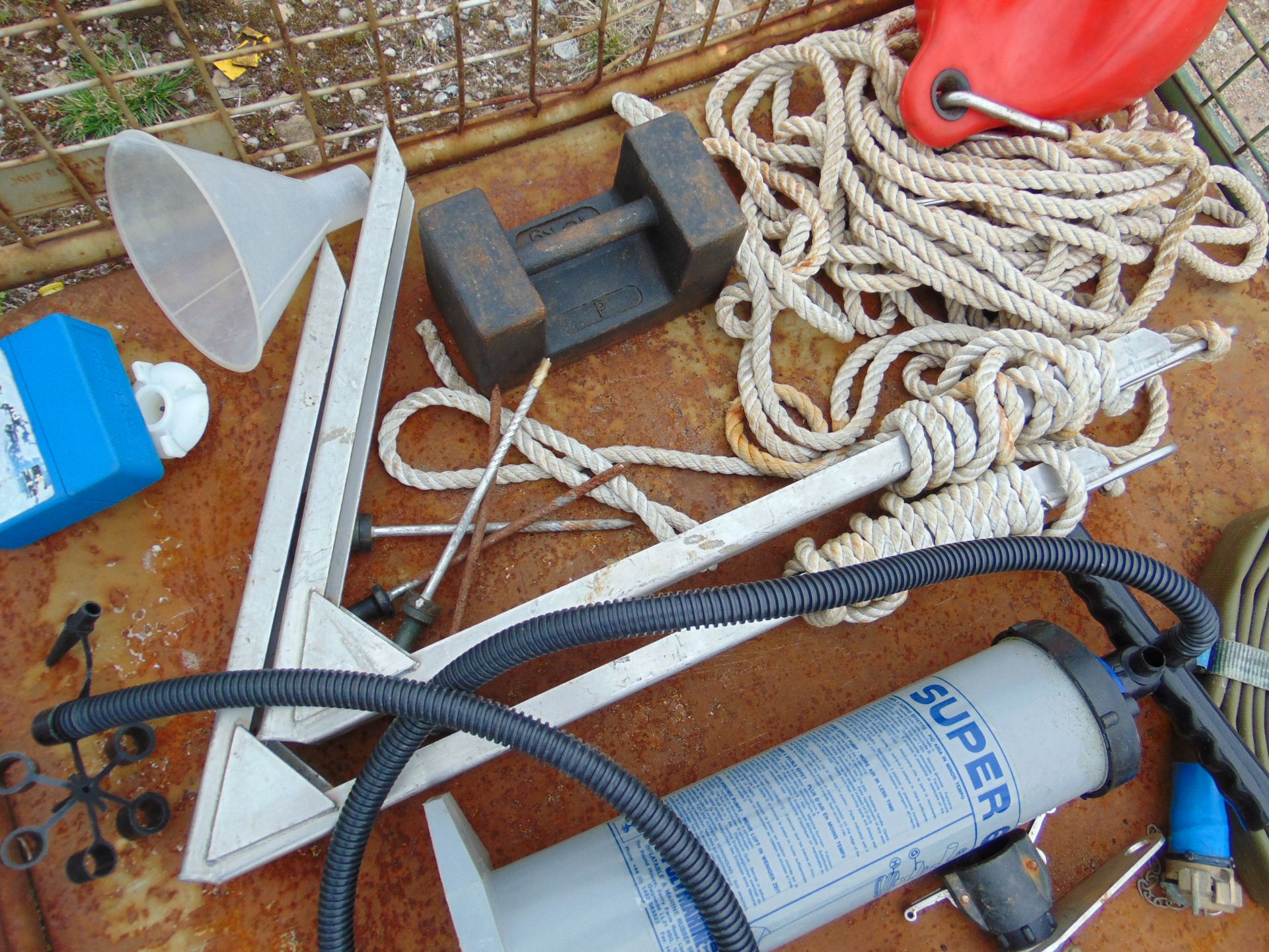 Mixed Hand Tools, Pump, Anchors etc - Image 2 of 6
