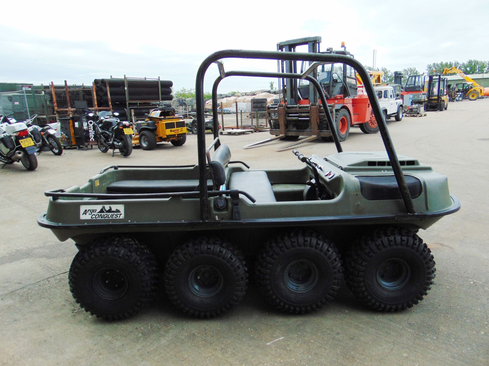 Argocat 8x8 Conquest Amphibious ATV c/w Roll Cage ONLY 541 HOURS! - Image 4 of 18