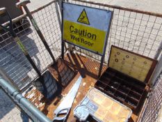 Spades, Storage Boxes, Sign etc