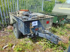 Sankey 3/4 Land Rover Trailer c/w 2x Onan 6kva 240volt Generators as shown
