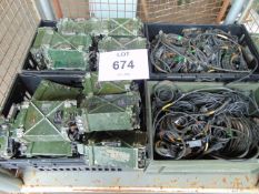1 x Stillage Clansman Radio Equipment inc 32 x Transmitter Reciever RT 351 Radios