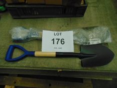 2 x Short D Handle CES Shovels Unissued