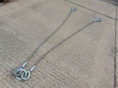 2 Leg Wire Rope Recovery Sling