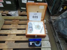 Crankcase Pressure measuring equipment and Moore and Wright 1-2 in Caliper