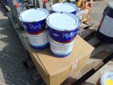 7x 5Ltr Quick Dry High Build Skip & Container Paint JCB Yellow