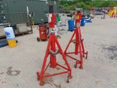 2x Yankee ASC50 5 Tonne Capacity High Level Commercial Vehicle Support Stands