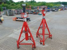 2x Yankee ASC50 5 Tonne Capacity High Level Commercial Vehicle Support Stands
