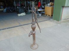 Genuine Anitique Full Size Cast Iron Water Pump