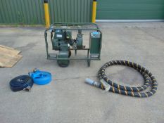 Ex Reserve Lister Petter General Purpose Diesel Water Pump Set