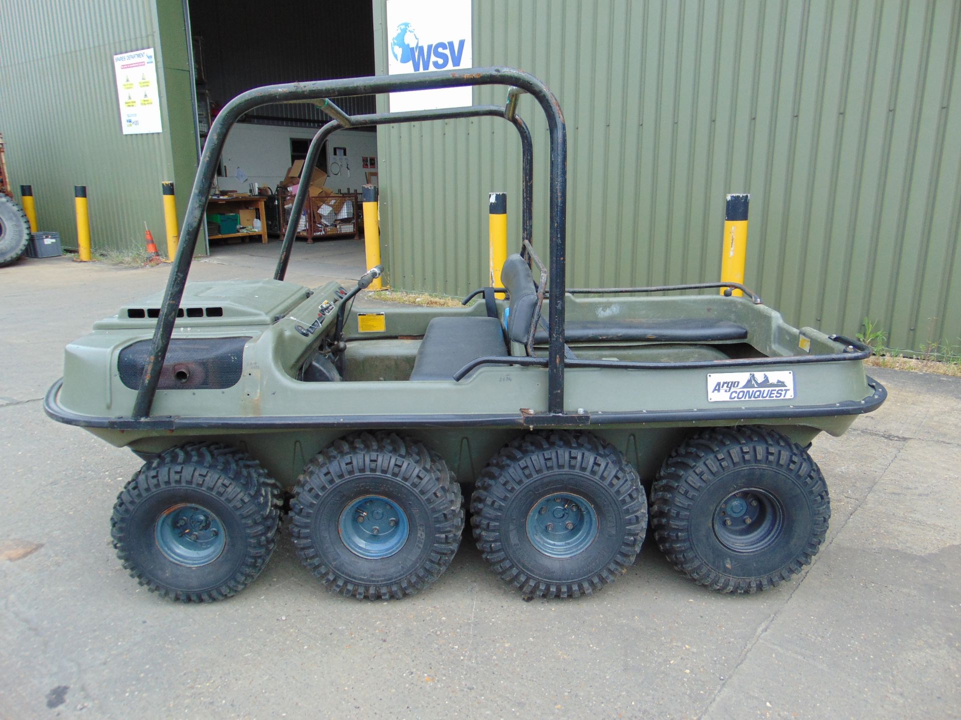 Argocat 8x8 Conquest Amphibious ATV c/w Roll Cage ONLY 541 HOURS! - Image 5 of 18